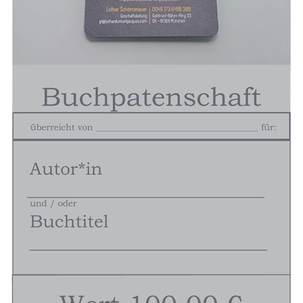 Buchoatenschaft 100 €