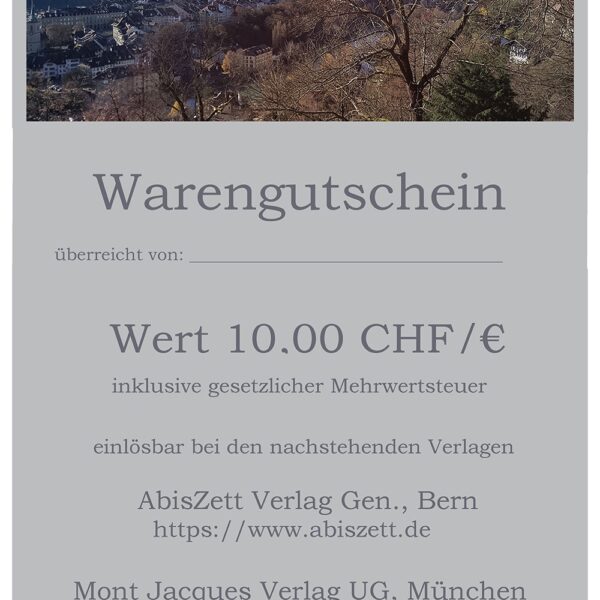 Warengutschein 10 CHF/€