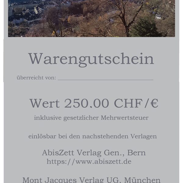 Warengutschein 250 CHF / €